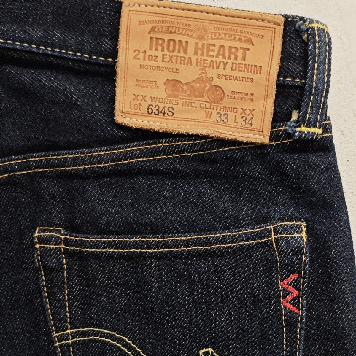 634S 21oz セルビッチデニムパンツ