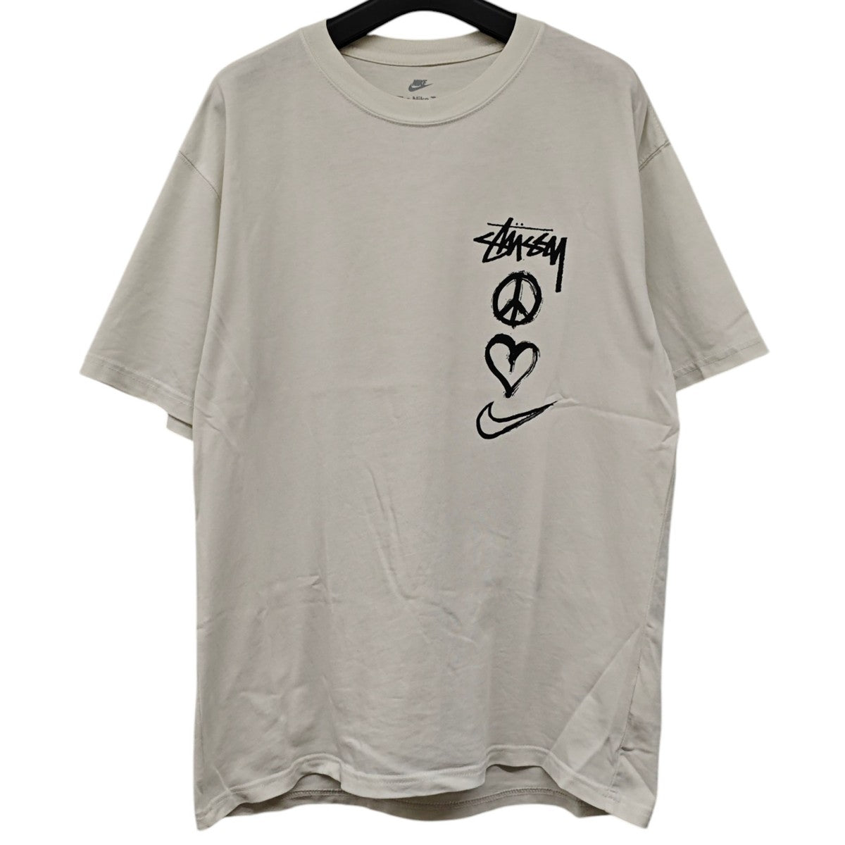 NIKE×STUSSY Peace Love Swoosh T-shirt Tシャツ DM4942-121 古着・中古-2枚目のアイテム画像