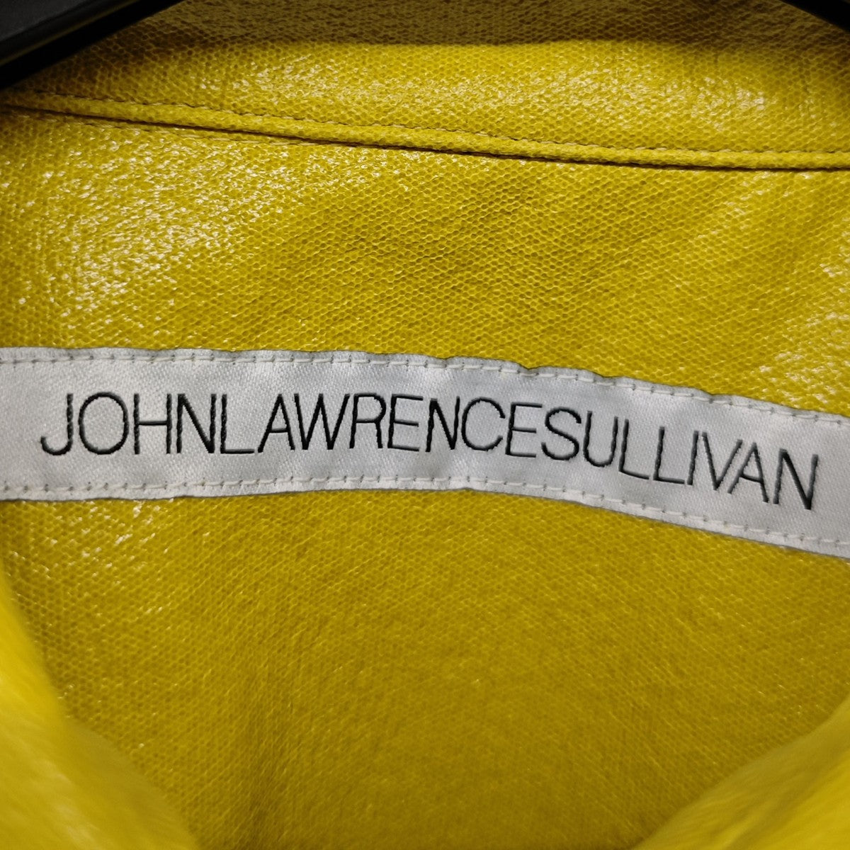 JOHN LAWRENCE SULLIVAN フェイクレザーギャザーシャツ OVERSIZED GATHERED 古着・中古-4枚目のアイテム画像