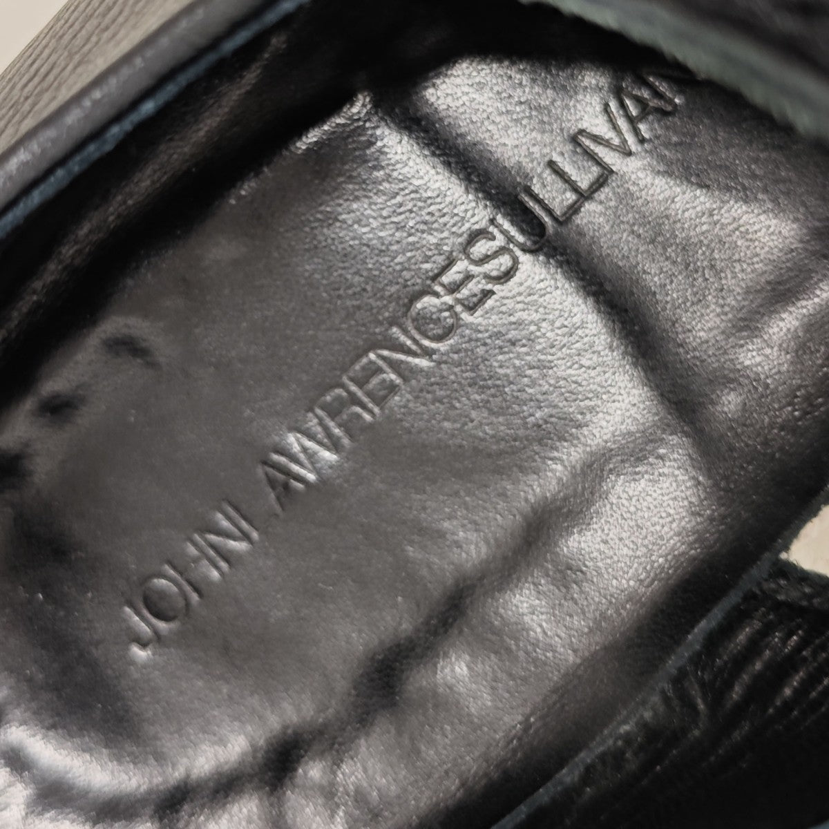 JOHN LAWRENCE SULLIVAN METAL TOE POSTMAN SHOES レザーシューズ 古着・中古-4枚目のアイテム画像