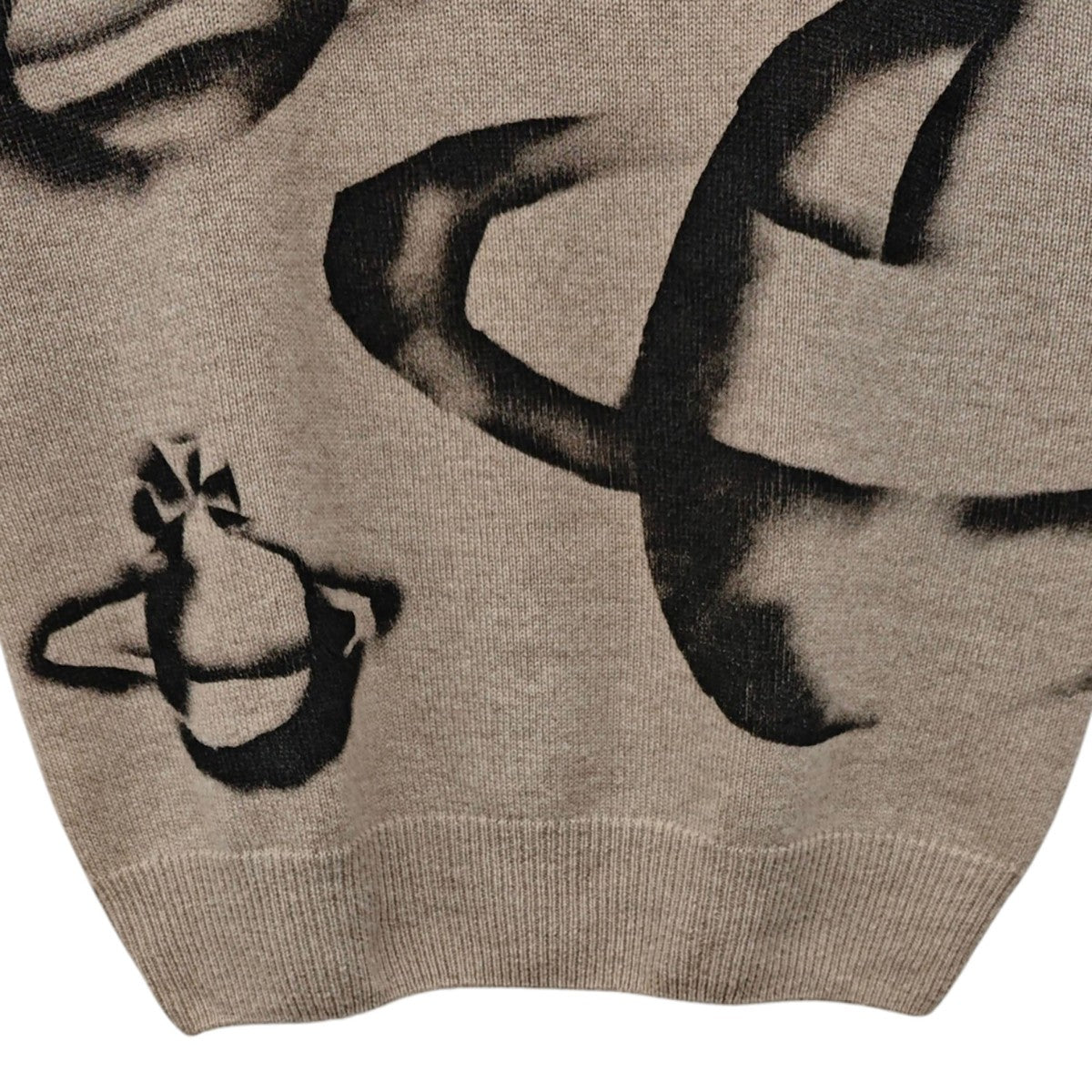Orbit Print Vest ニットベスト