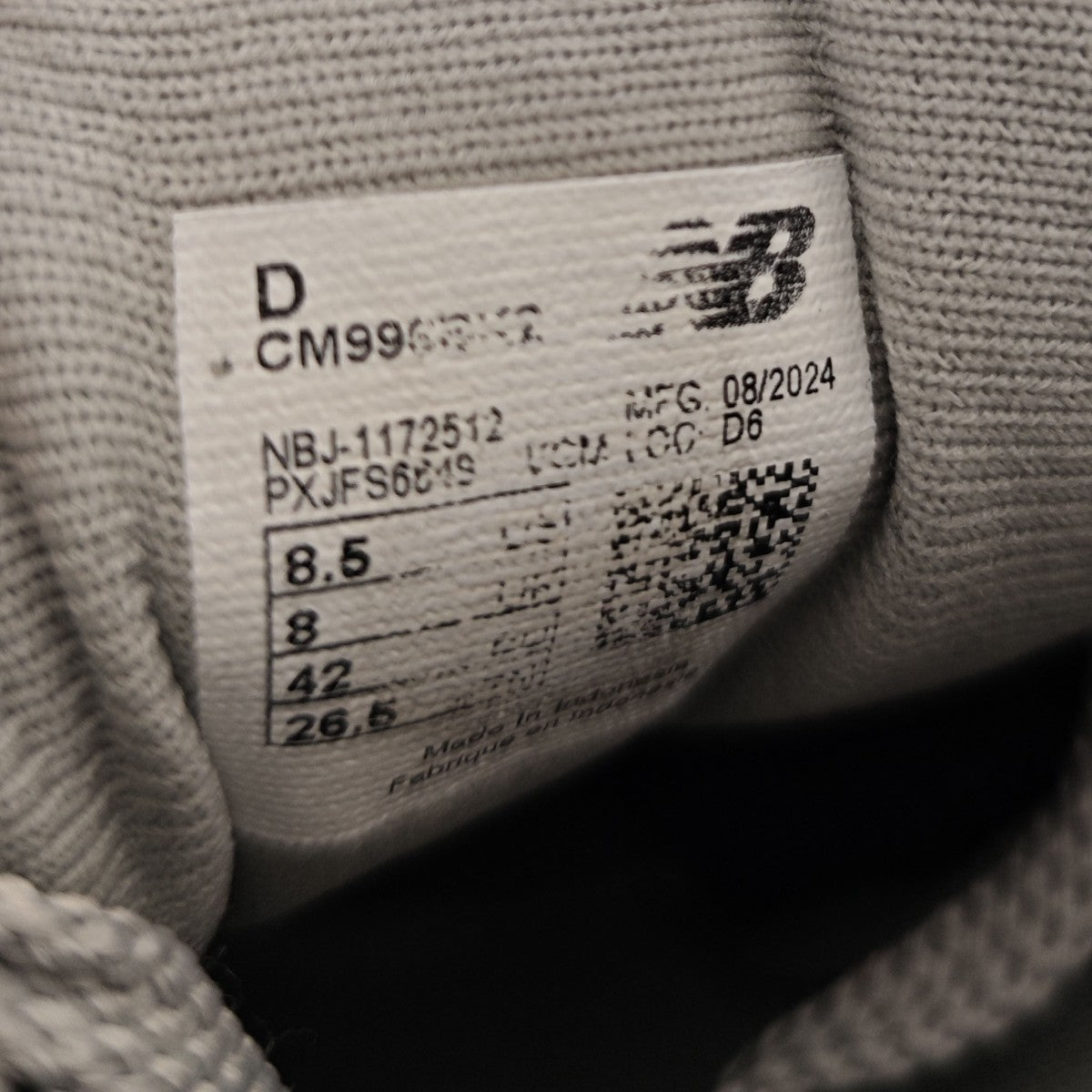 NEW BALANCE CM996BK2 ローカットスニーカー 古着・中古-7枚目のアイテム画像