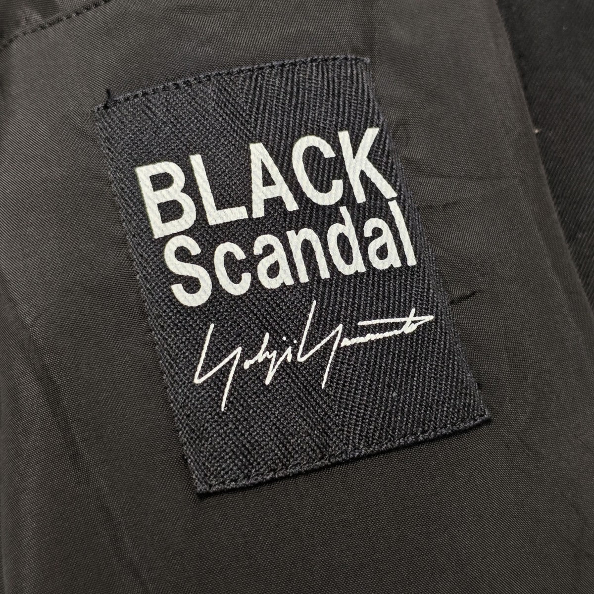 BLACK Scandal Yohji Yamamoto 詰襟ジャケット HN-J17-013 古着・中古-4枚目のアイテム画像