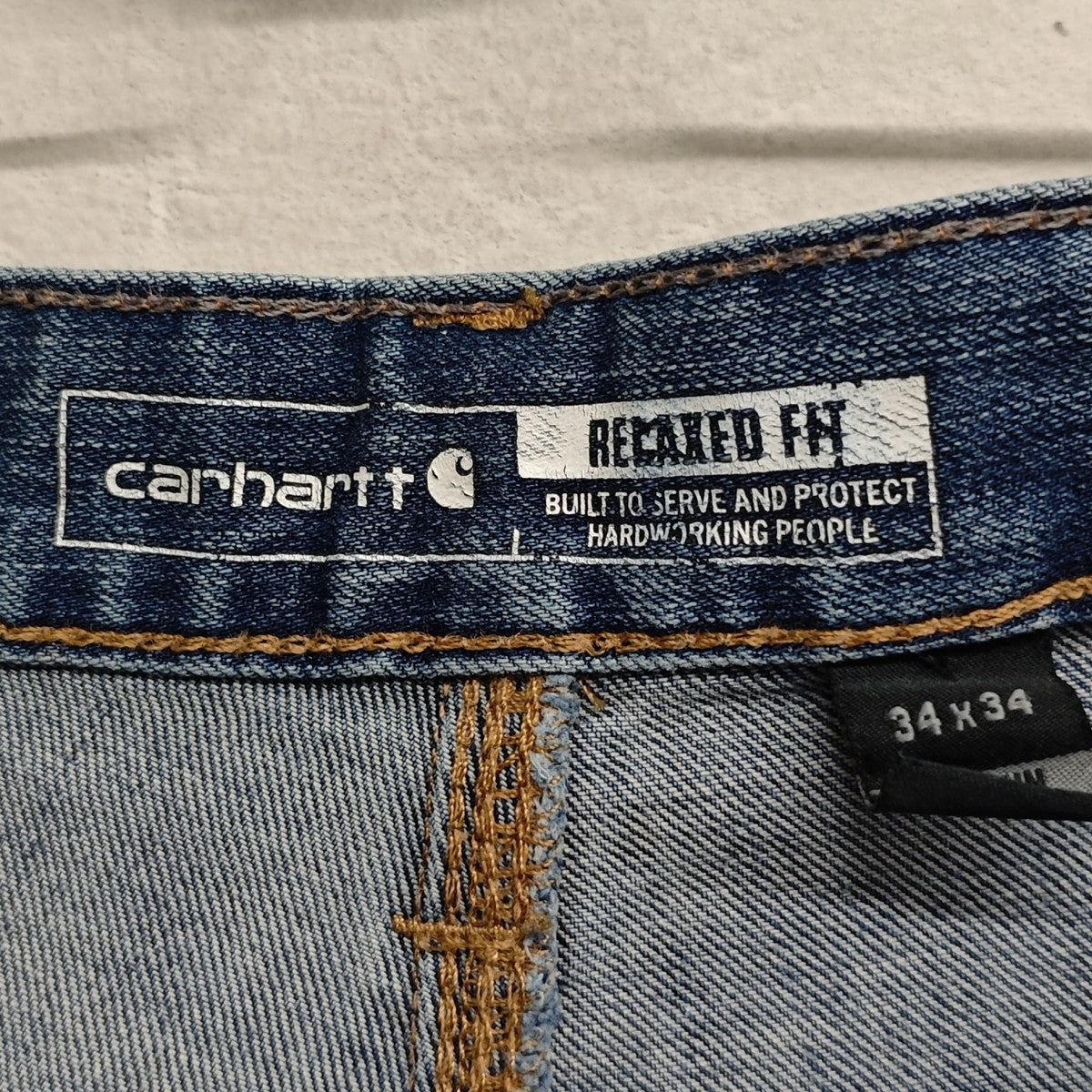 RELAXED FIT ペインターデニムパンツ