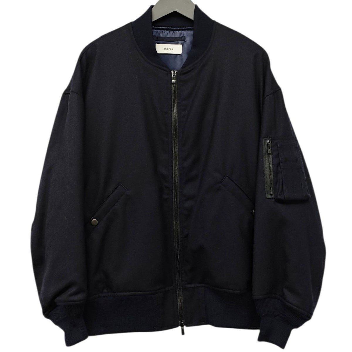 MARKA PUFFED BOMBER JACKET スタジャン 古着・中古-1枚目のアイテム画像
