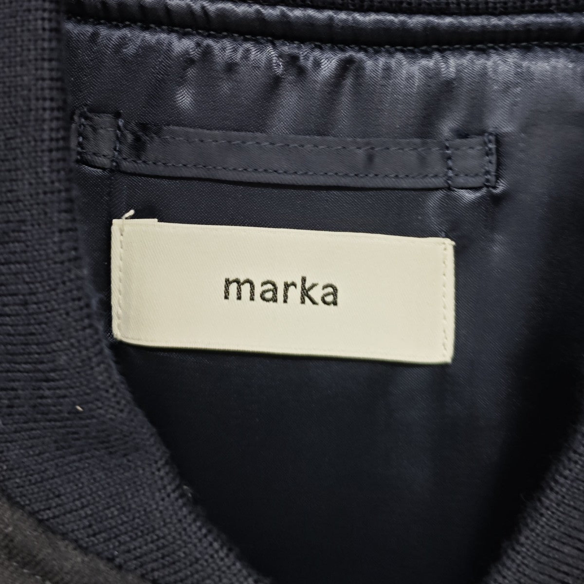 MARKA PUFFED BOMBER JACKET スタジャン 古着・中古-4枚目のアイテム画像