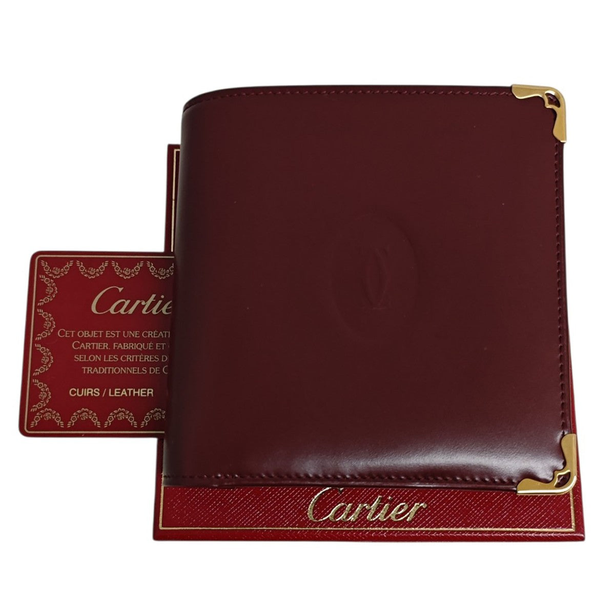 Cartier 二つ折りコンパクト財布 L3000451 古着・中古-1枚目のアイテム画像