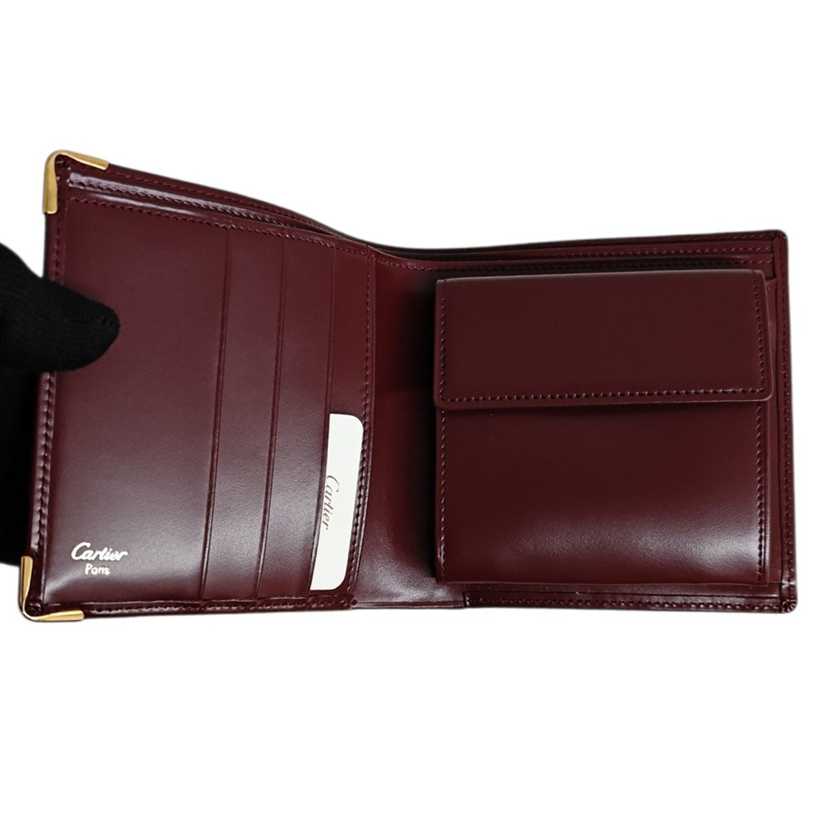 Cartier 二つ折りコンパクト財布 L3000451 古着・中古-8枚目のアイテム画像