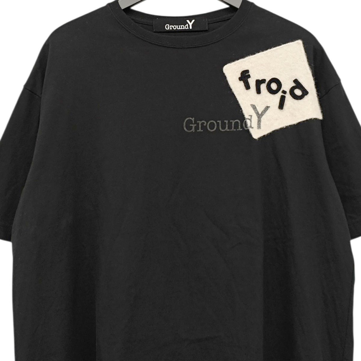GROUND Y パッチワークTシャツ GA-T70-076 古着・中古-2枚目のアイテム画像