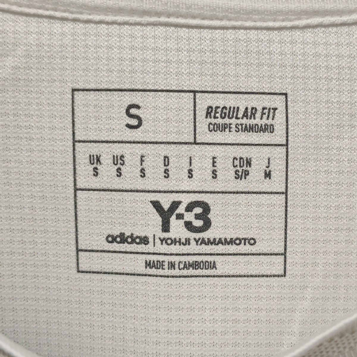 Y-3×adidas Y-3 REAL MADRID PRE-MATCHJERSEY カットソー 古着・中古-4枚目のアイテム画像
