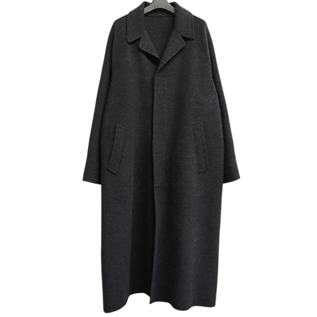 LIDnM(リドム) STRECCAM REVER COAT lm24am01640 ブラック サイズ M
