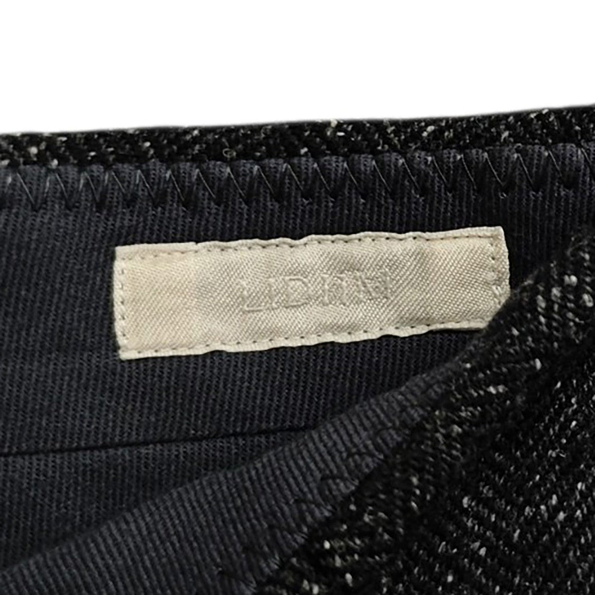 LIDnM SILK NEP WOOL PANTS スラックス 古着・中古-4枚目のアイテム画像