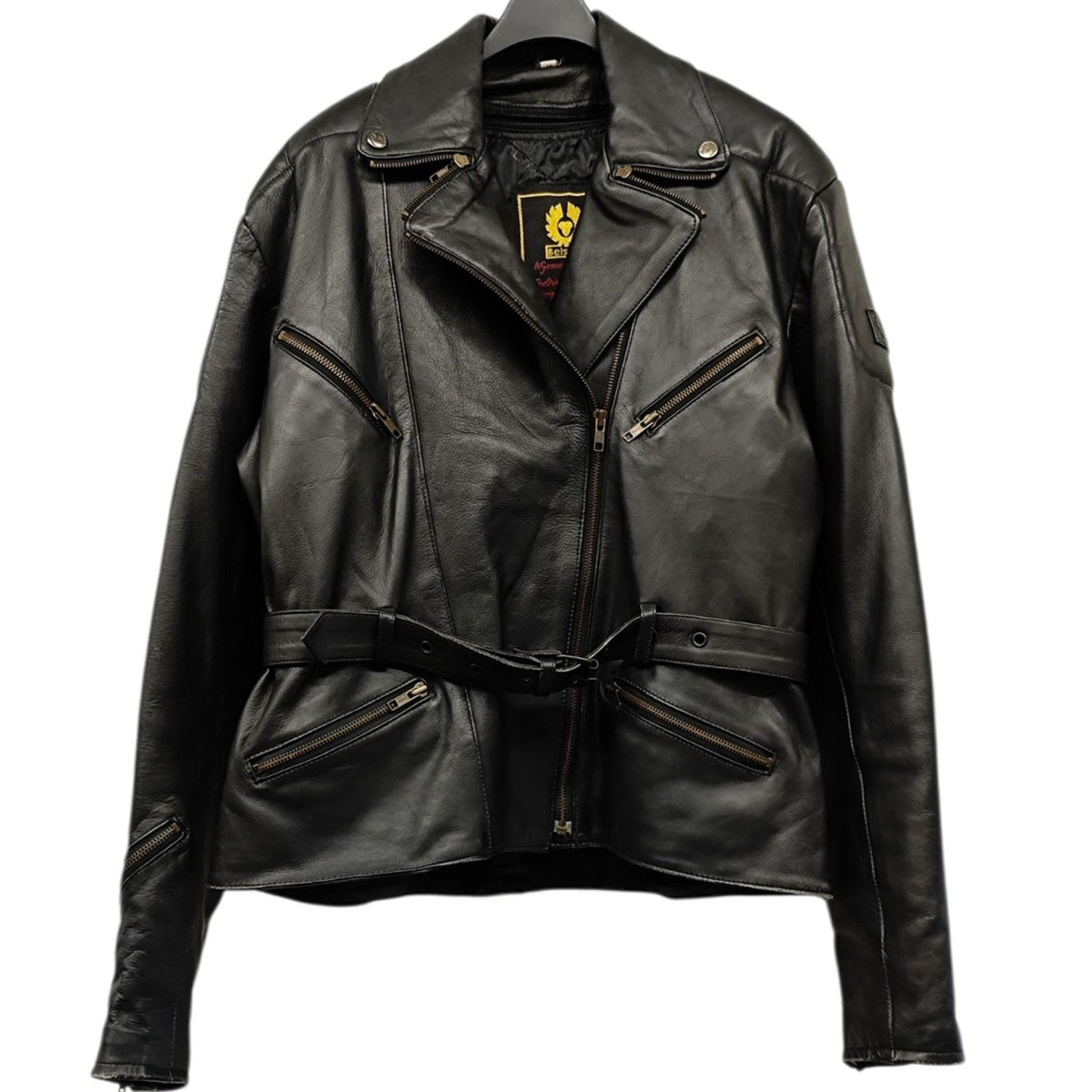 BELSTAFF ダブルライダース レザージャケット 古着・中古-1枚目のアイテム画像