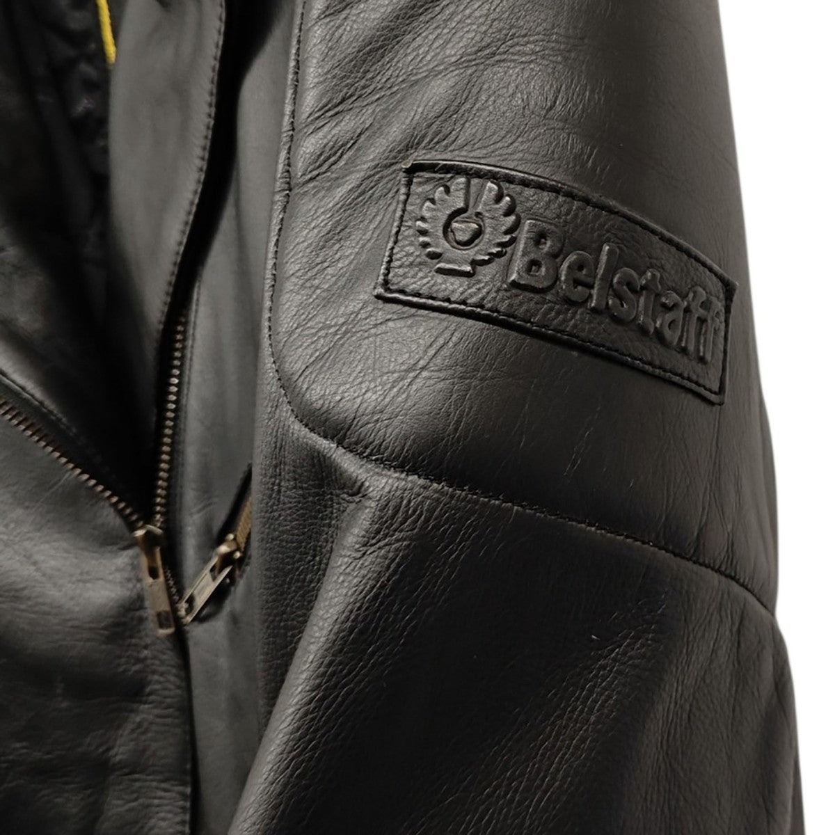 BELSTAFF ダブルライダース レザージャケット 古着・中古-6枚目のアイテム画像