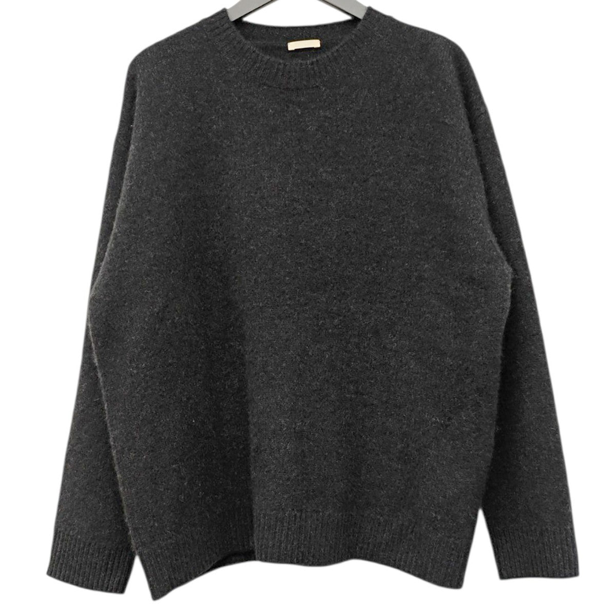 LIDnM CASHMERE MILLED CREW KNIT カシミアクルーネックニット 古着・中古-1枚目のアイテム画像