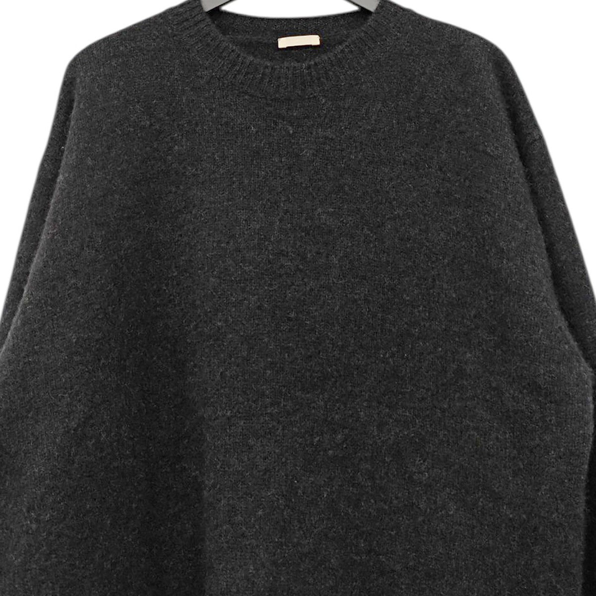 LIDnM CASHMERE MILLED CREW KNIT カシミアクルーネックニット 古着・中古-2枚目のアイテム画像