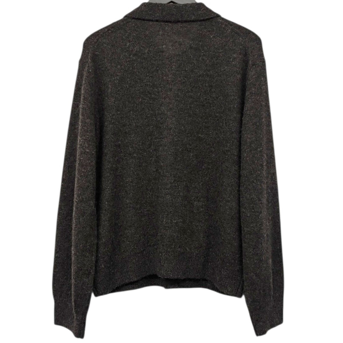 LIDnM 2025AW Alpaca Knit Shit Cardigan 古着・中古-3枚目のアイテム画像