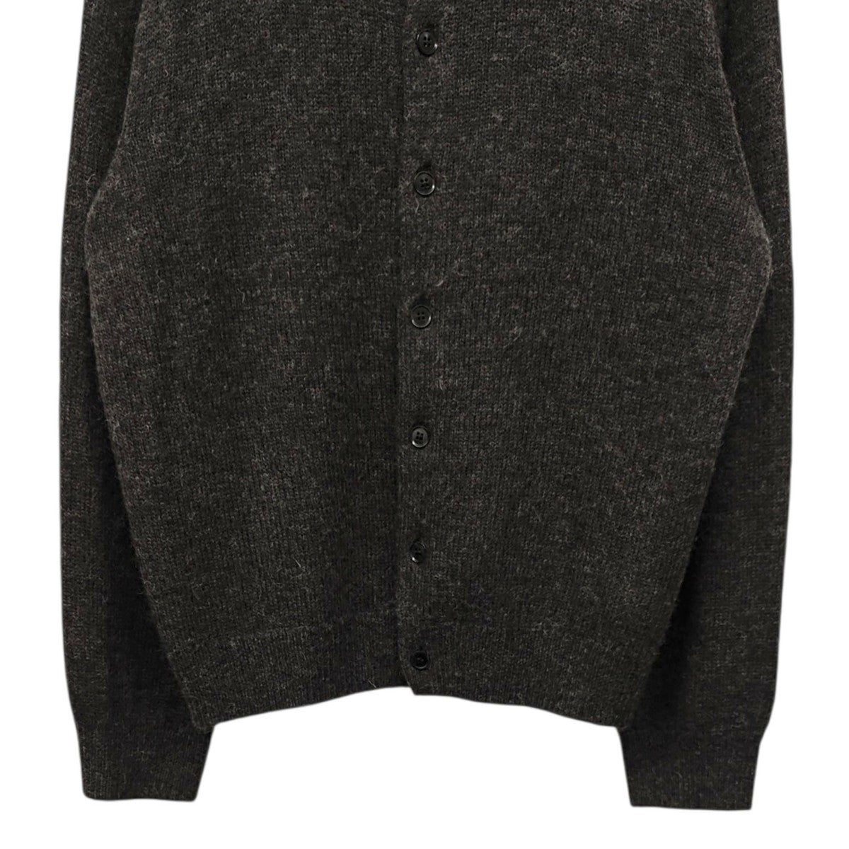 LIDnM 2025AW Alpaca Knit Shit Cardigan 古着・中古-5枚目のアイテム画像