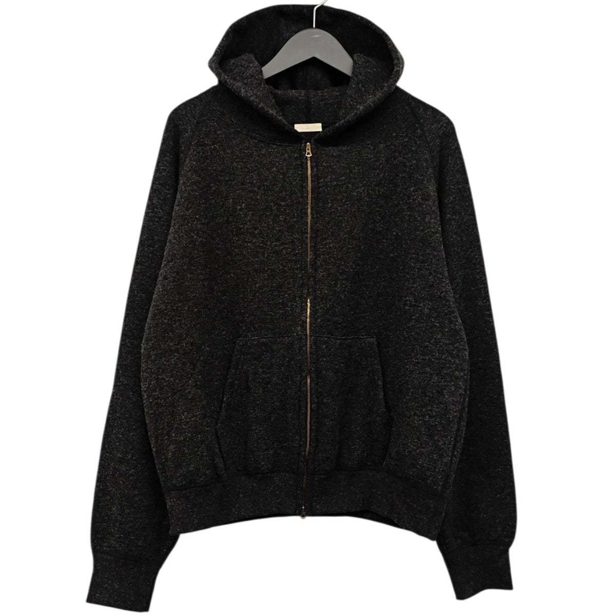 LIDnM WOOL CASHMERE ZIP HOODIE ニットフーディー 古着・中古-1枚目のアイテム画像