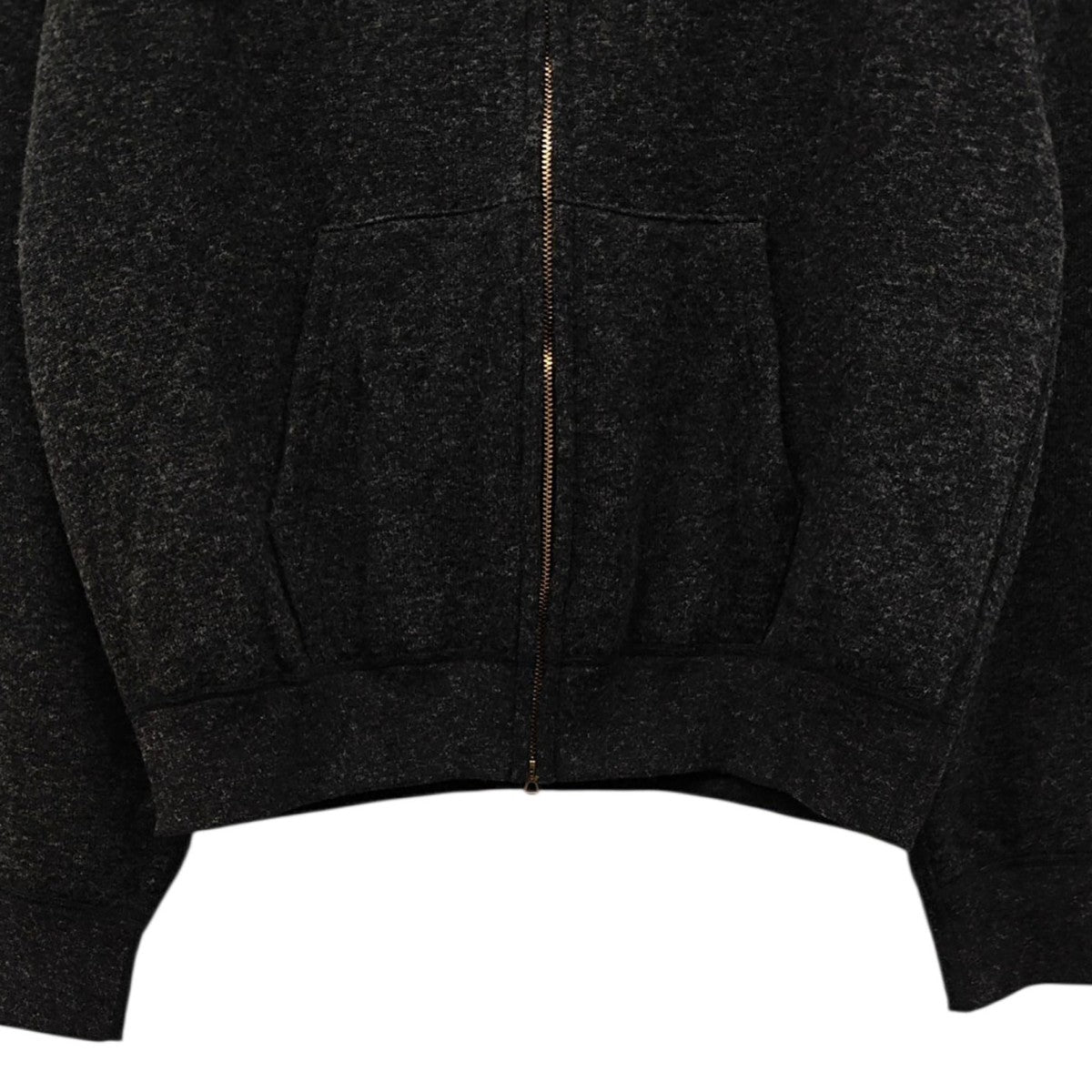 LIDnM WOOL CASHMERE ZIP HOODIE ニットフーディー 古着・中古-5枚目のアイテム画像