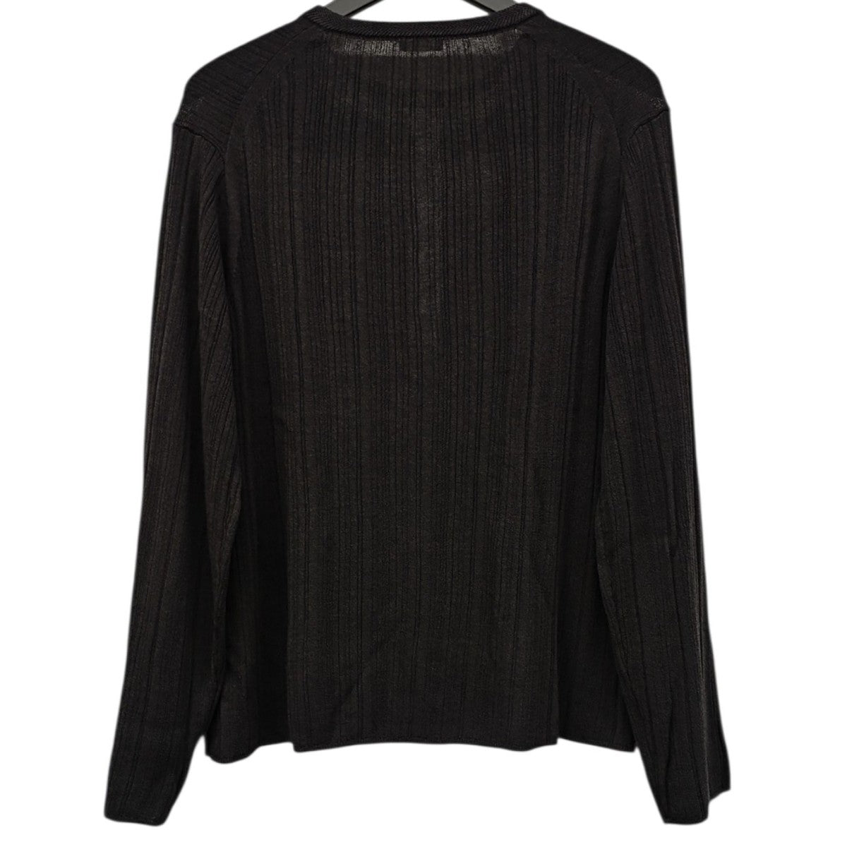 LIDnM(リドム) Vis／Li Random Rib Henry Knit ヘンリーネックニット