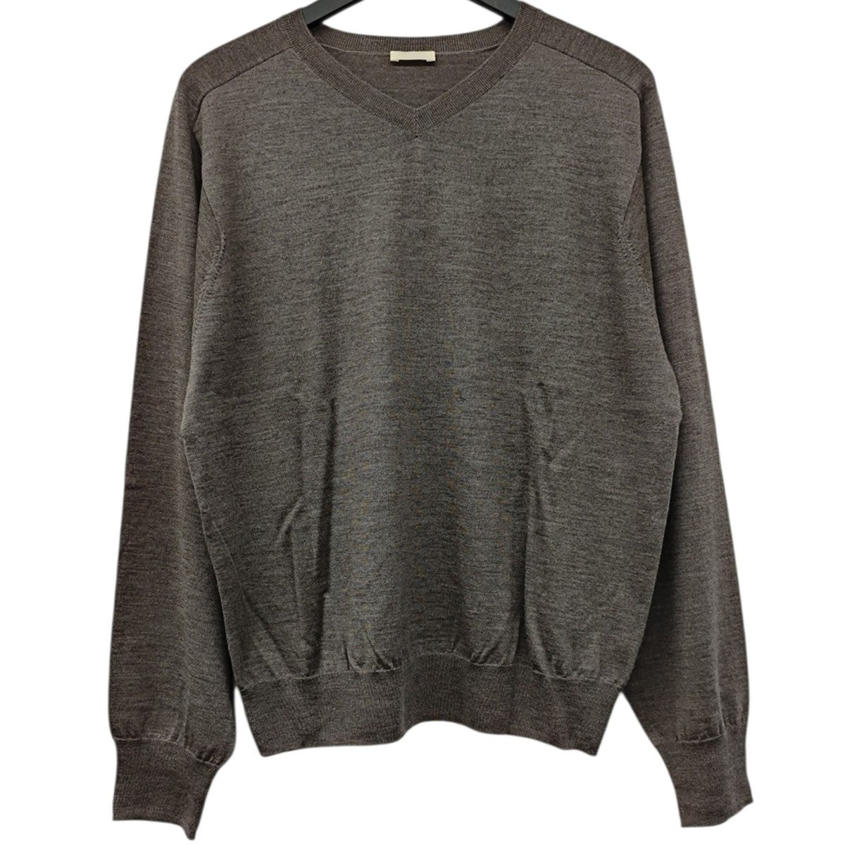 2025AW W／Si／Ca 18G V Neck Knit Vネックニット
