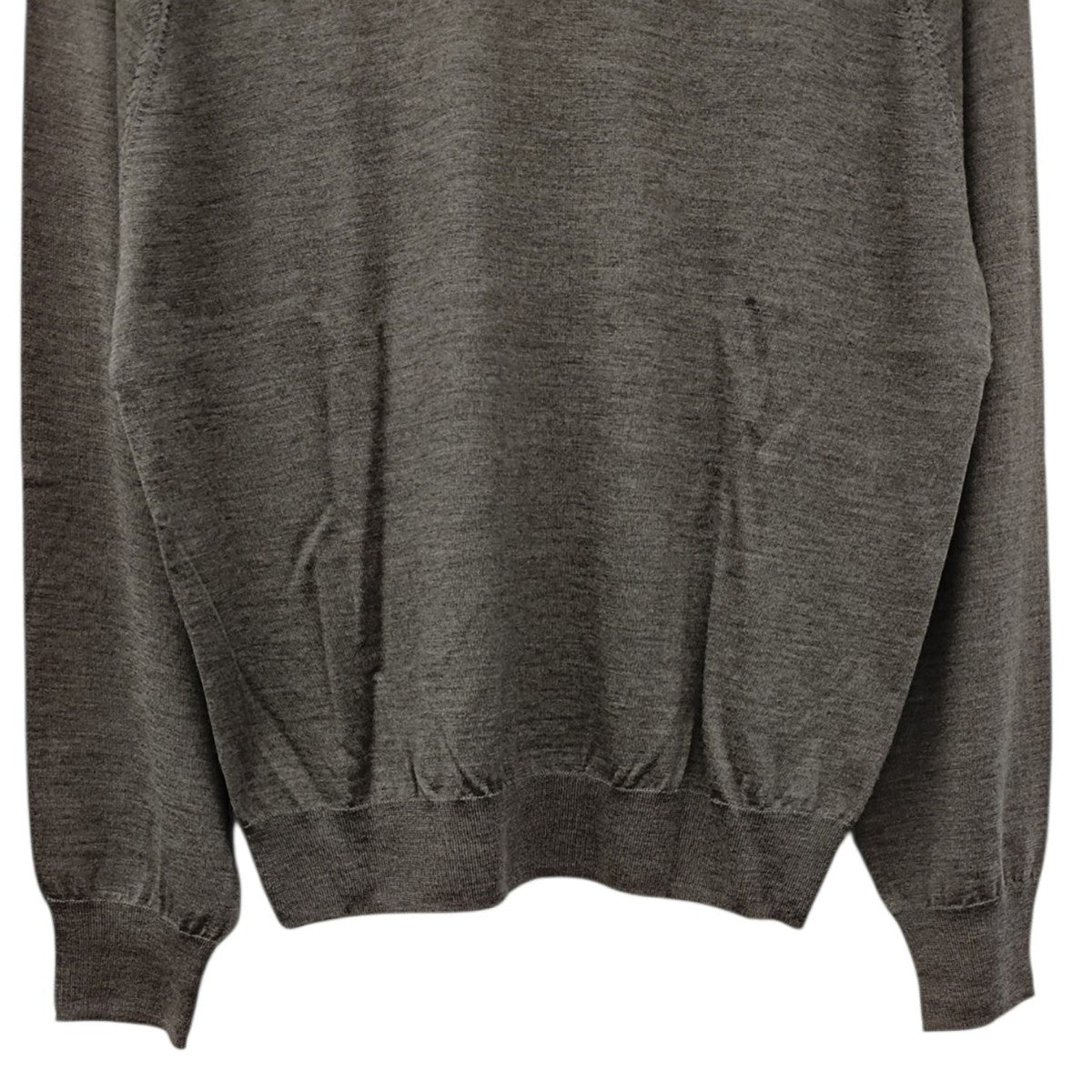 2025AW W／Si／Ca 18G V Neck Knit Vネックニット