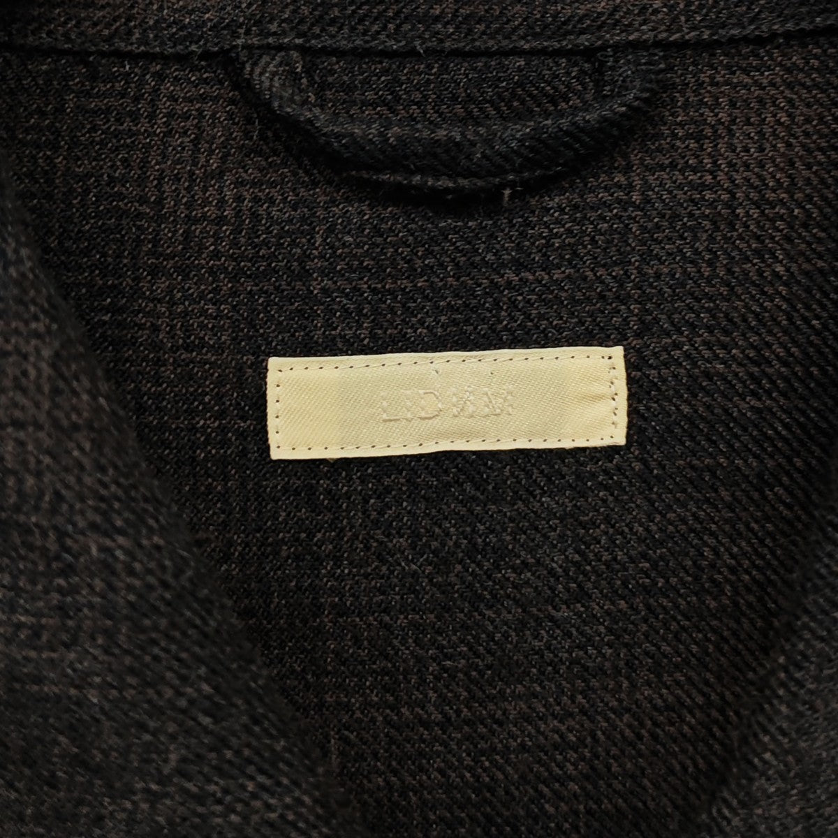LIDnM WOOL MILLED OMBRE SHIRT 古着・中古-4枚目のアイテム画像