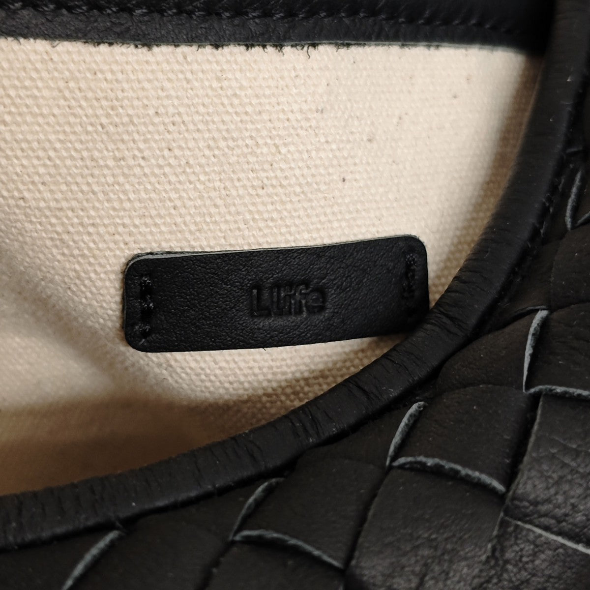 LIDNM×Llife COW LEATHER MESH BAG ショルダーバッグ 古着・中古-4枚目のアイテム画像