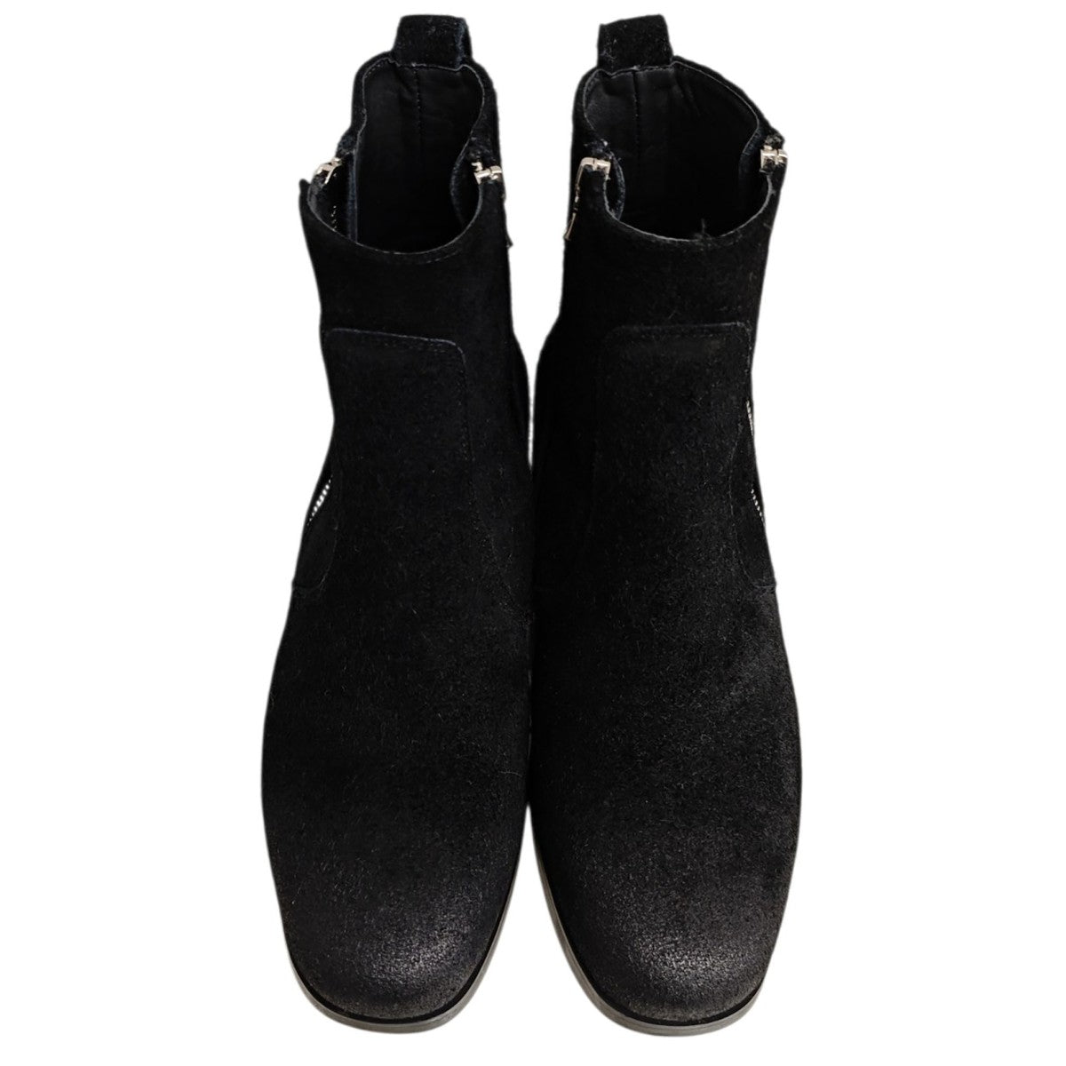 LIDNM×Llife SLIGHT SQUARE ZIP BOOTS スエードブーツ 古着・中古-7枚目のアイテム画像