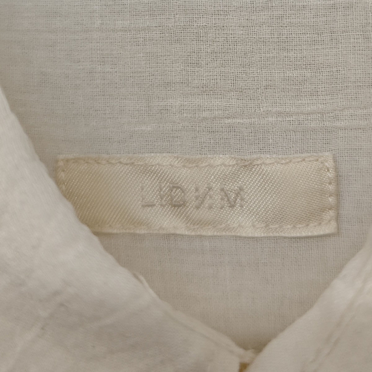 LIDnM ガーゼシャツ lm24ss06593 古着・中古-4枚目のアイテム画像