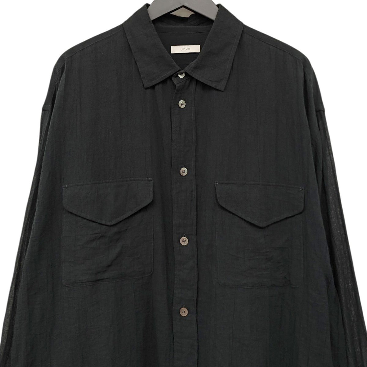 LIDnM ガーゼシャツ lm23ss06455 古着・中古-2枚目のアイテム画像