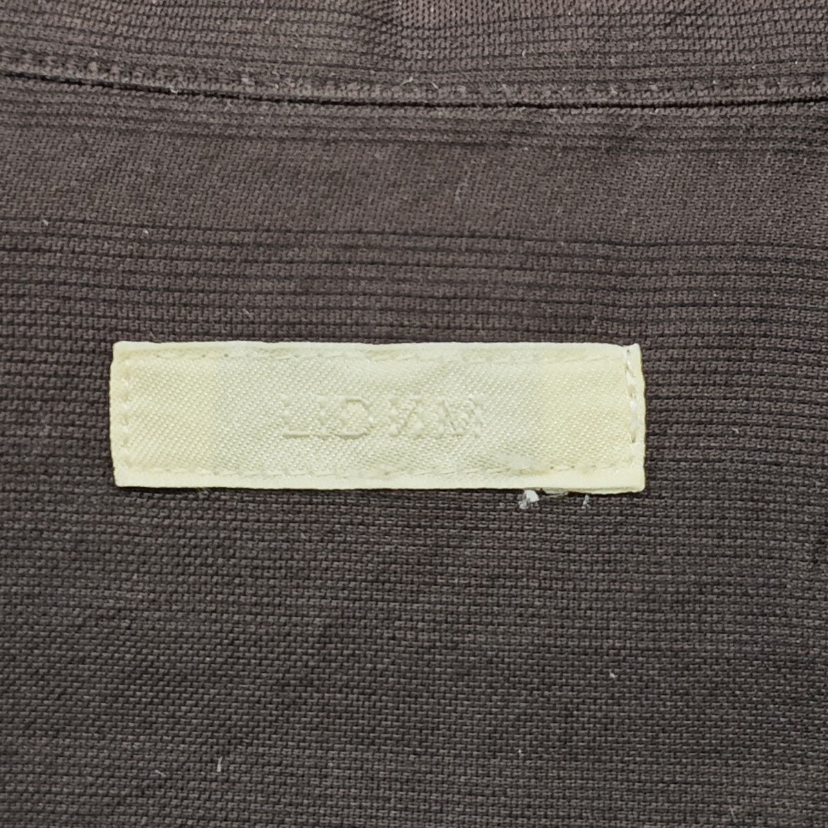LIDnM SILK SKIPPER SHIRT スキッパーシャツ im23ss06516 古着・中古-4枚目のアイテム画像