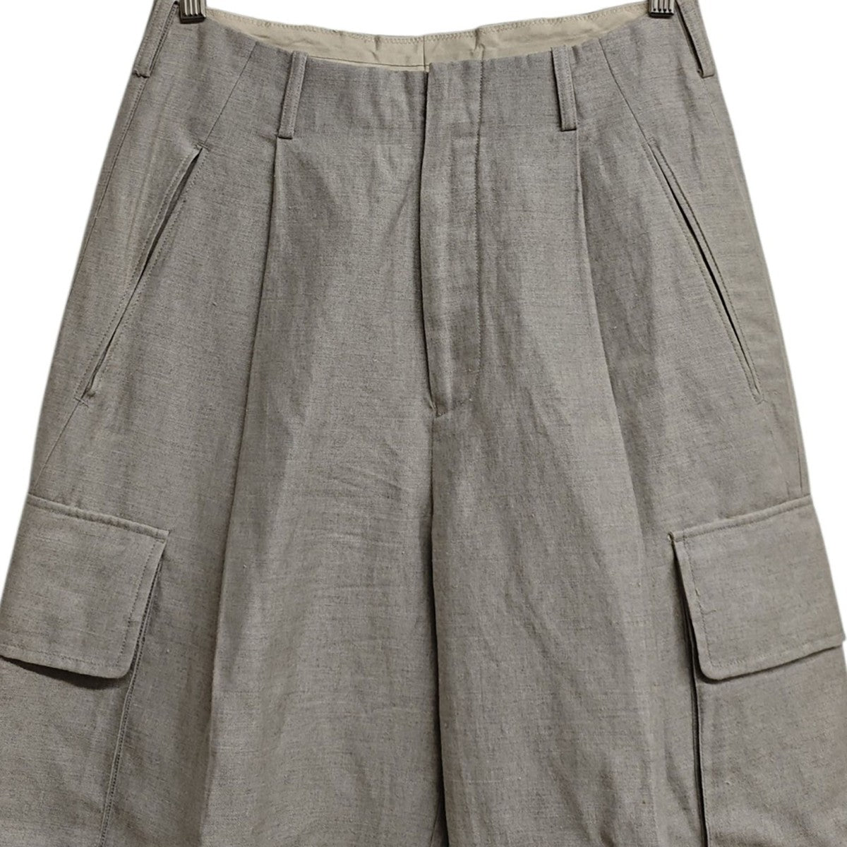 LIDnM ウールリネンカーゴパンツ カーゴパンツ lｍ23ss11487 古着・中古-2枚目のアイテム画像