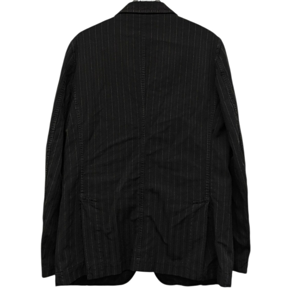 COMME des GARCONS HOMME DEUX 製品染ストライプ柄3Bジャケット DS-J039 古着・中古-3枚目のアイテム画像