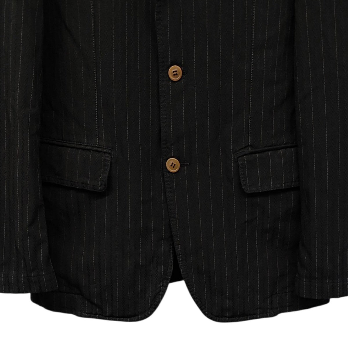 COMME des GARCONS HOMME DEUX 製品染ストライプ柄3Bジャケット DS-J039 古着・中古-5枚目のアイテム画像