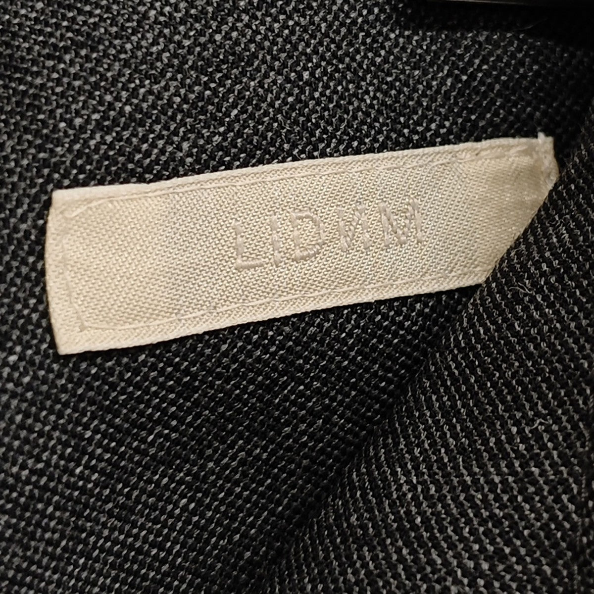 LIDnM 2026AW Sharkskin Army Trousers スラックス 古着・中古-4枚目のアイテム画像