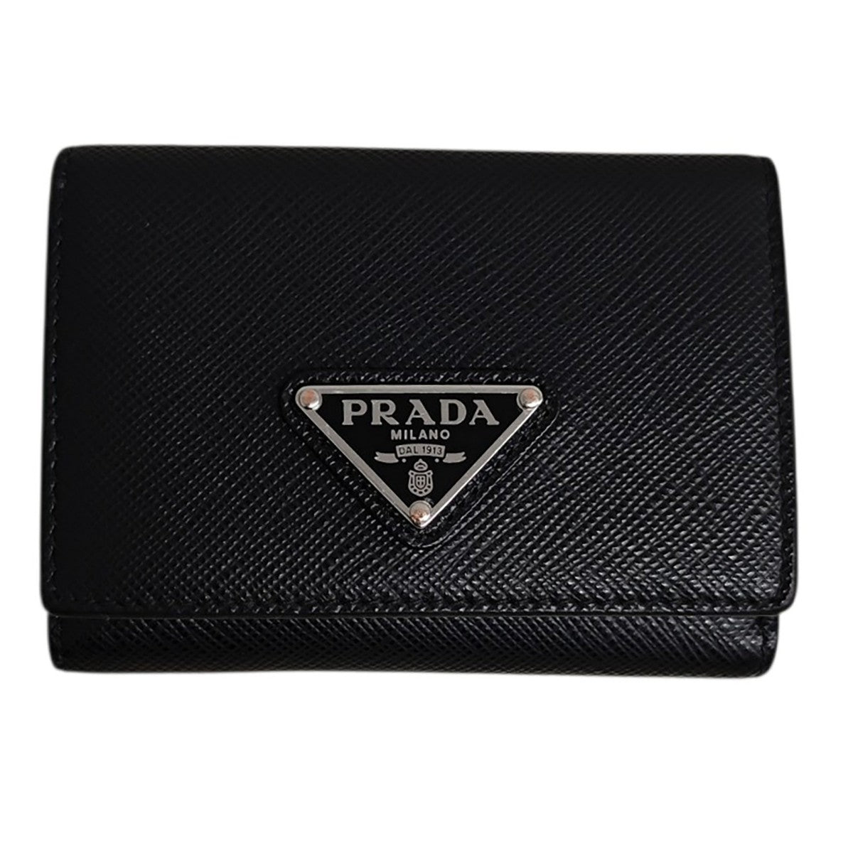 PRADA サフィアーノトライアングル3つ折り財布 2MH042 古着・中古-2枚目のアイテム画像