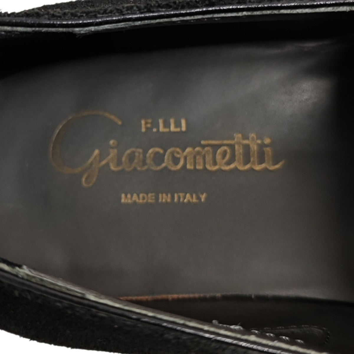 Giacometti スエードシングルモンクストラップ ローファー FG619 古着・中古-5枚目のアイテム画像