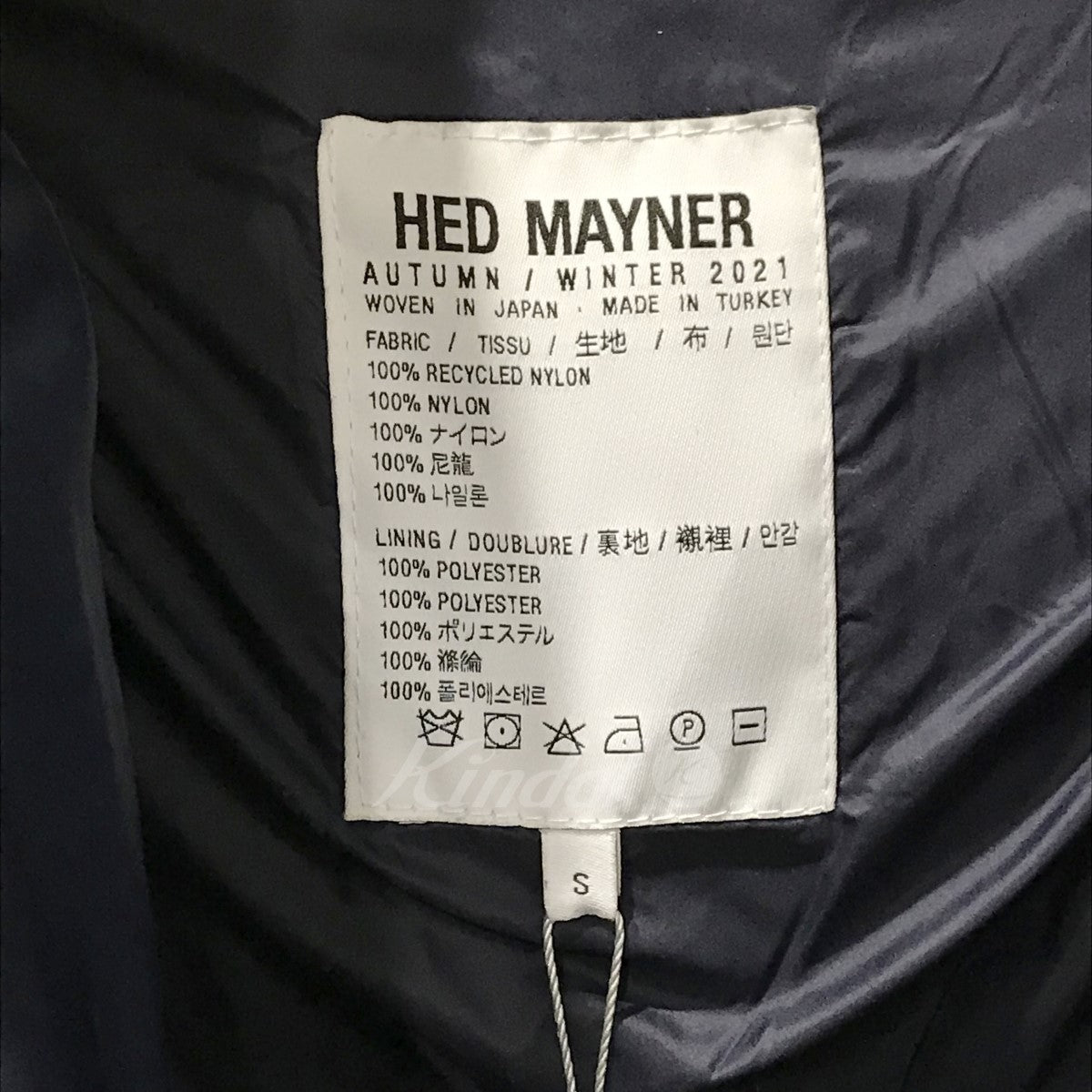 HED MAYNER(ヘドメイナー) 21AW 中綿ジャケット DOUBLE BREASTED PUFFER JACKET ネイビー サイズ  S｜【公式】カインドオルオンライン ブランド古着・中古通販【kindal】