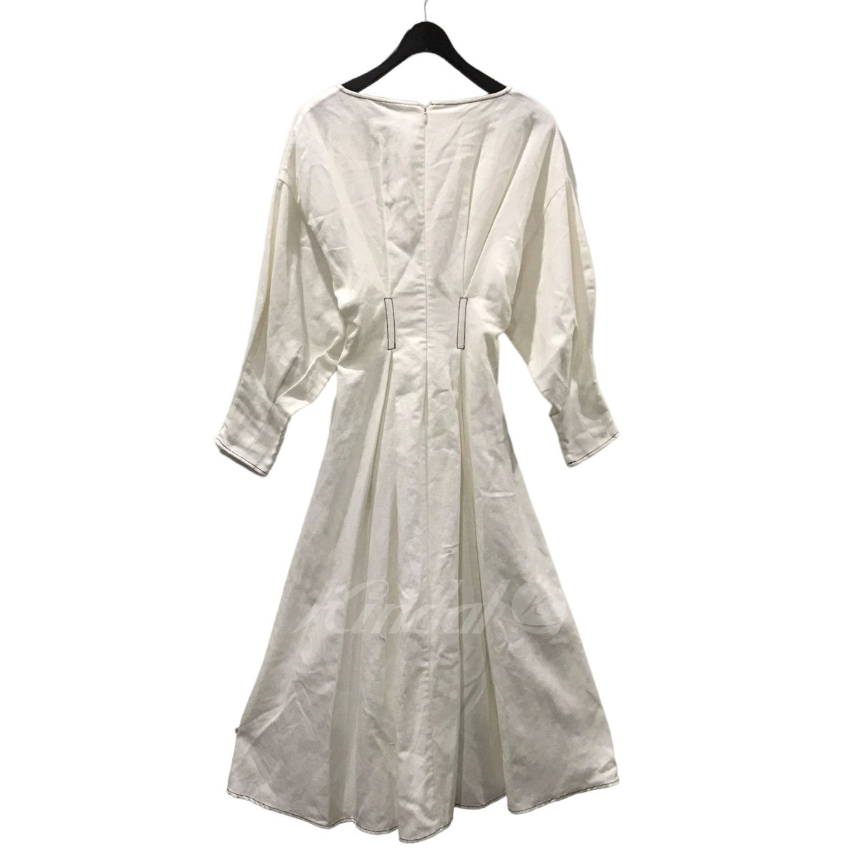 REJINA PYO 古着・中古 レジーナピョウのレースアップワンピース Irene Lace Front Linen And Cotton-blend Dressです。 裏地なし。