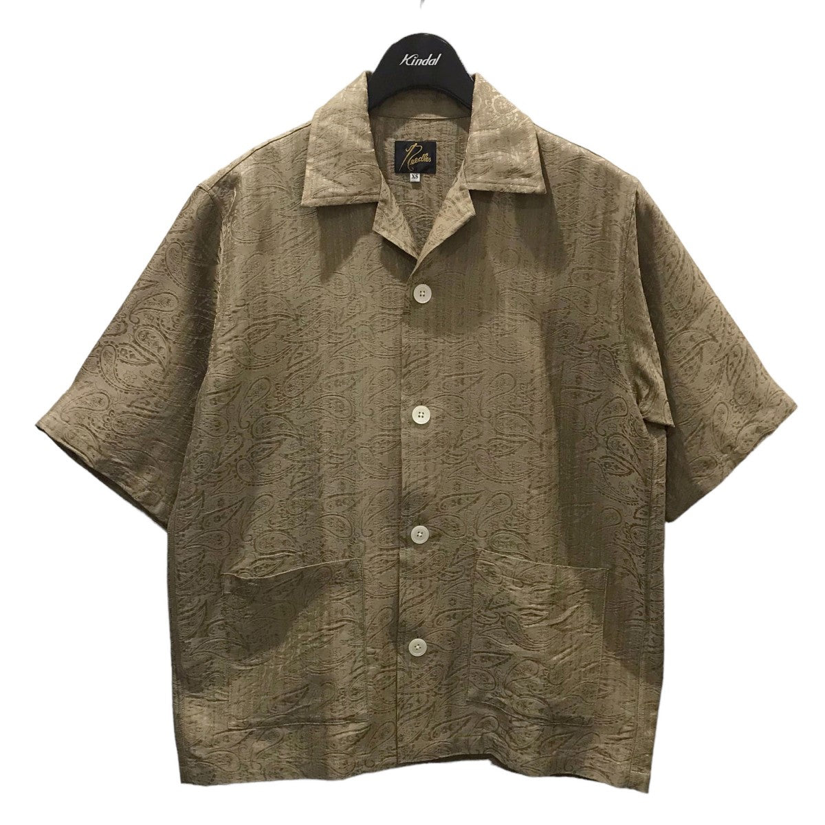 8,366円needles Cabana Shirt 18ssオープンカラーシャツ ブラウン