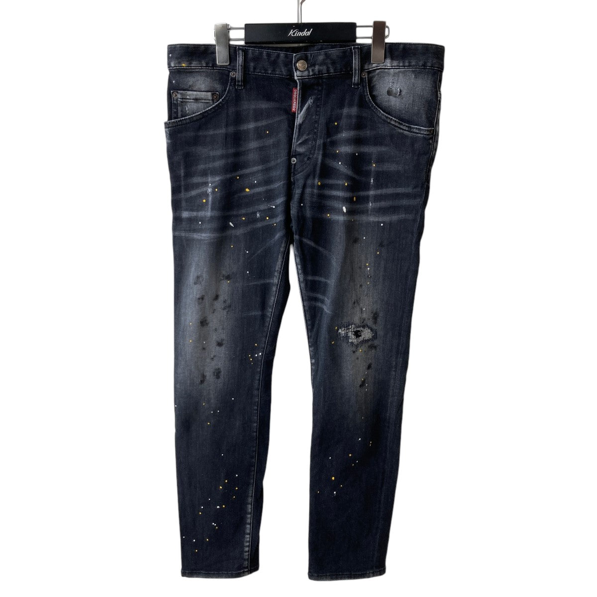 DSQUARED2(ディースクエアード) BLACK WASH SKATER JEANデニムパンツ ...