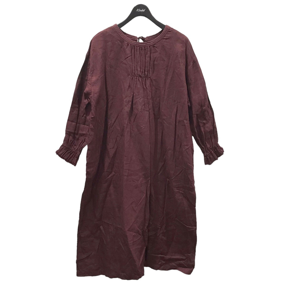 【美品】High Thread Count Linen 2-way Dress着丈115cm