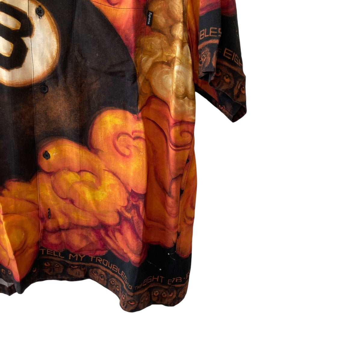 Supreme(シュプリーム) 19AW×Martin Wong 8-Ball Rayon S S Shirt半袖シャツ オレンジ サイズ  M｜【公式】カインドオルオンライン ブランド古着・中古通販【kindal】