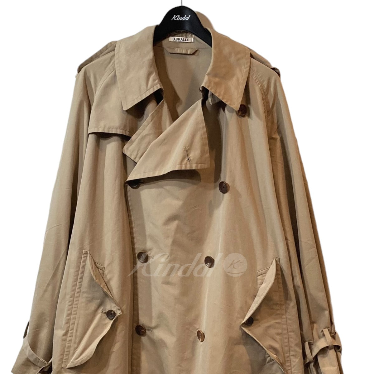 FINX POLYESTER BIG TRENCH COAT トレンチコート A8SC01FP