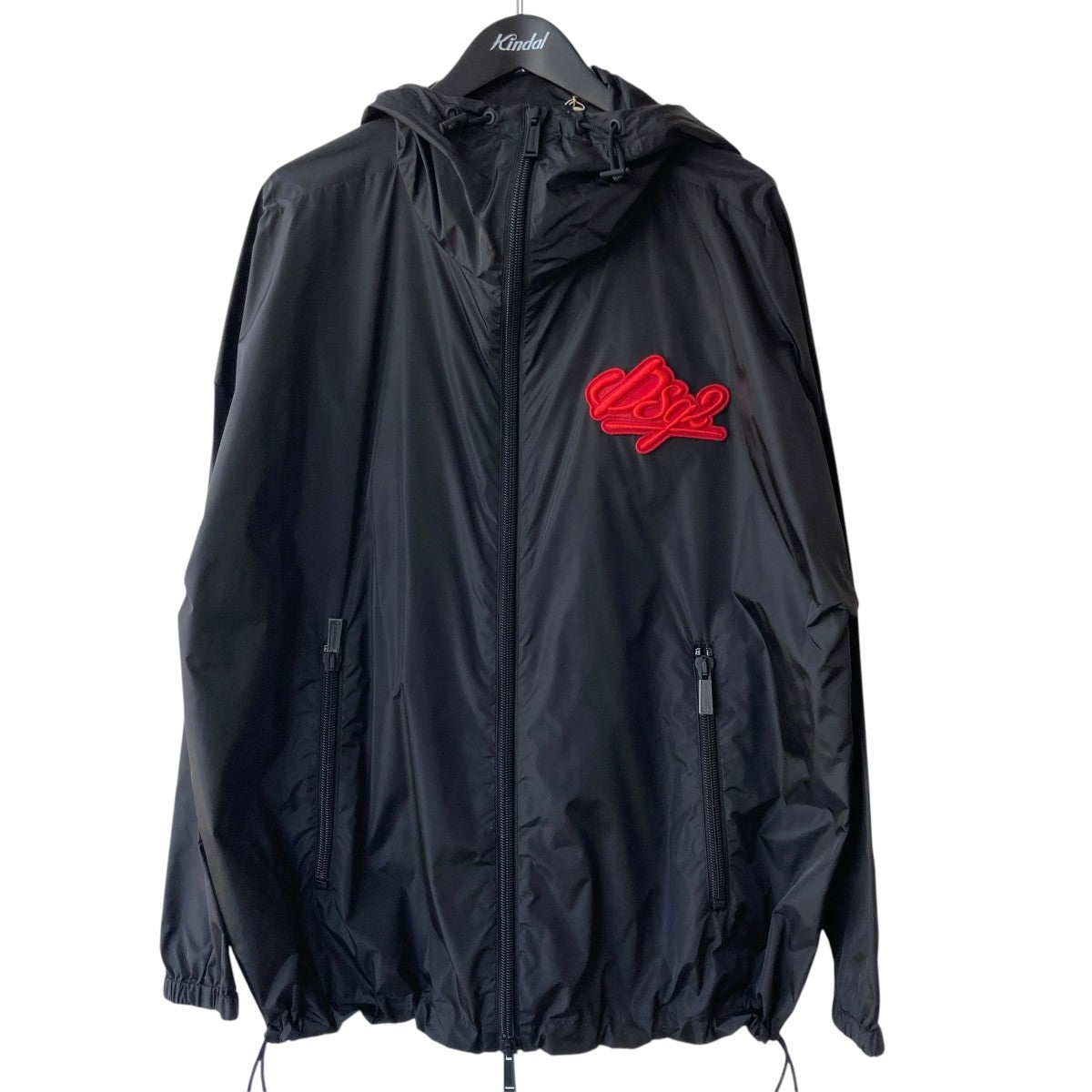 DSQUARED2 ICON ブラックナイロンジャケット 8077000461768_1.jpg?v=