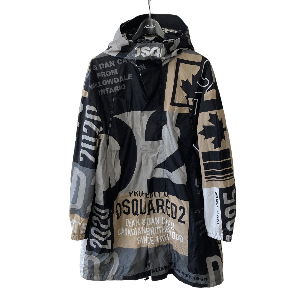 Dsquared2 GREY Coat with logo