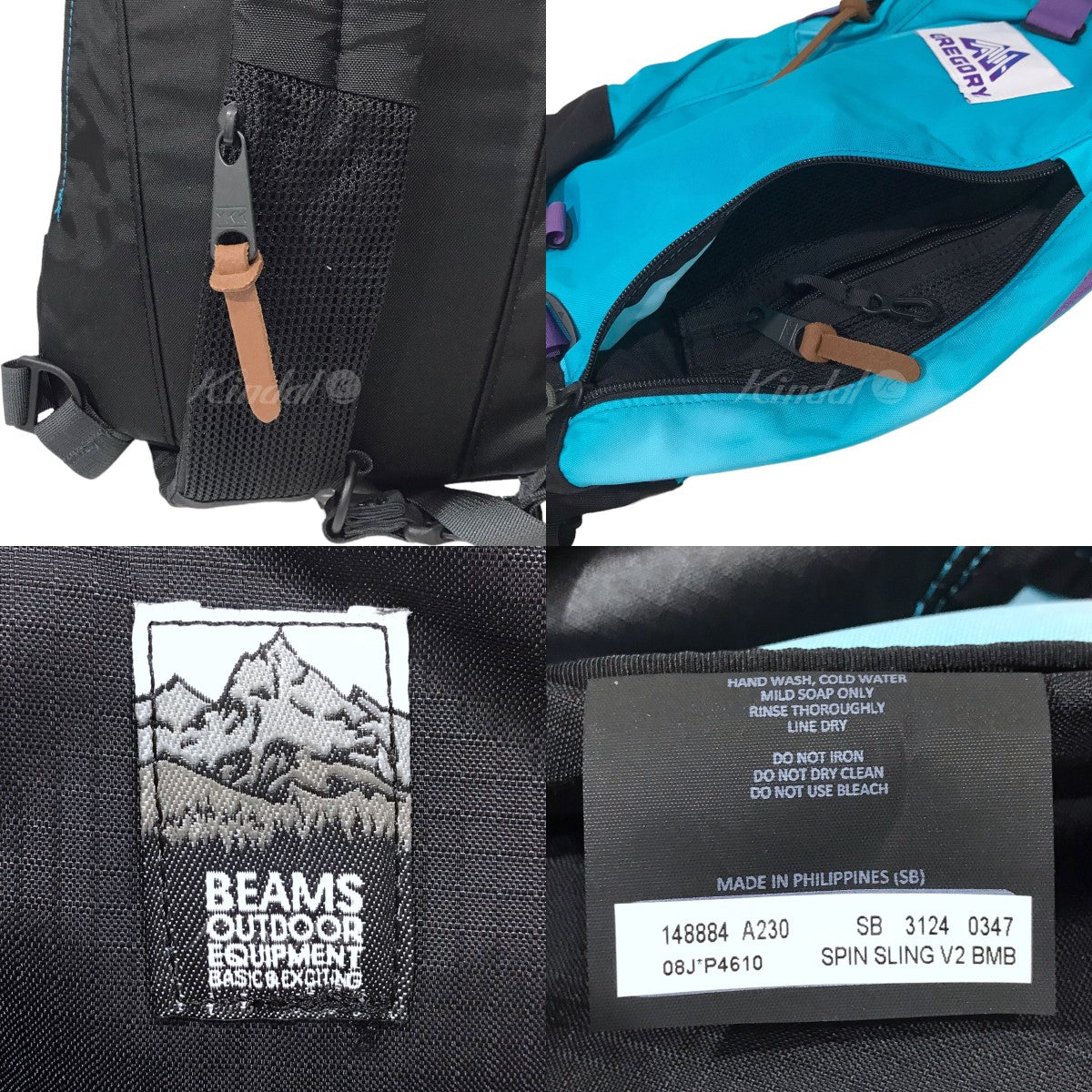 GREGORY × BEAMS ワンショルダーバッグ SPIN SLING V2 BMB 148884