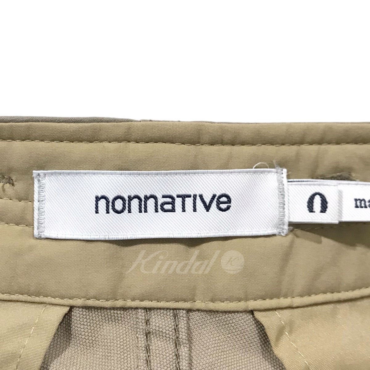 nonnative(ノンネイティブ) 裾ジップパンツ TROOPER TROUSERS POLY TWILL Pliantex NN-P4032  ベージュ サイズ 0｜【公式】カインドオルオンライン ブランド古着・中古通販【kindal】